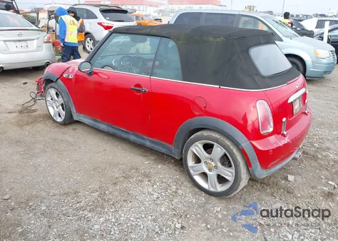 2008 Mini Cooper S z USA, uszkodzony, nr VIN WMWRH33538TL97042
